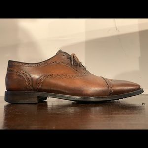 To Boot New York Mens “Tyson” Brown Leather Cap Toe Oxford 2848 Size 9